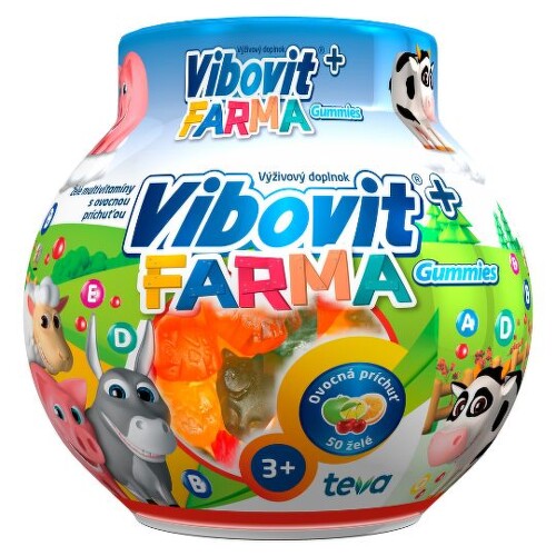 VIBOVIT+ Farma gummies želé 50 tabliet
