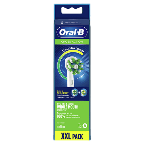 ORAL-B Cross action čistiace náhradné hlavice 8 ks