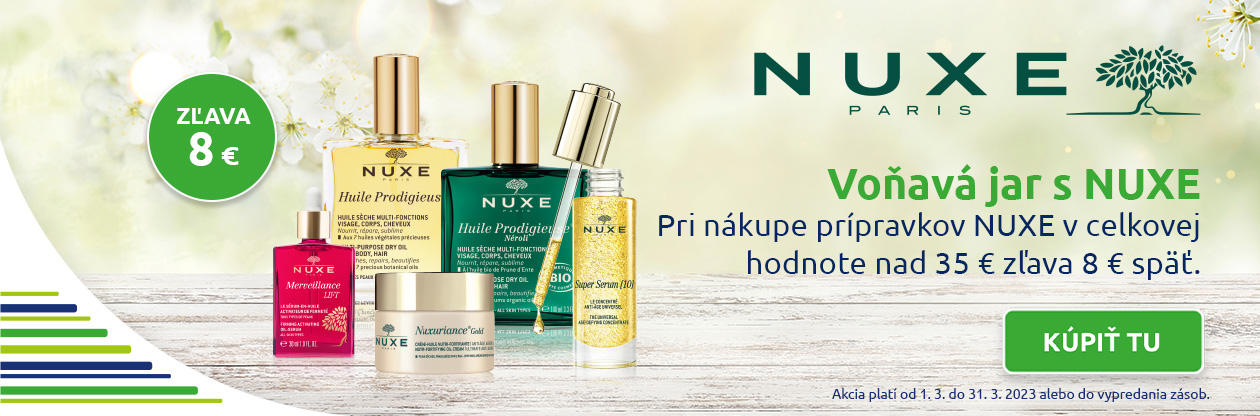 Nuxe zľava -8€