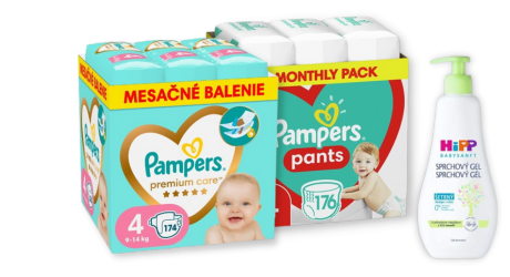 Pampers zľava + darček