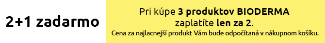 BIODERMA 2+1 zadarmo