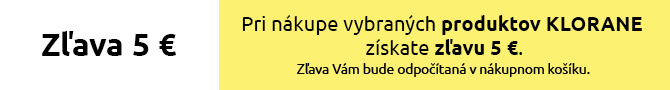 KLORANE -5 € zľava