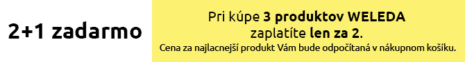 WELEDA 2+1 zadarmo