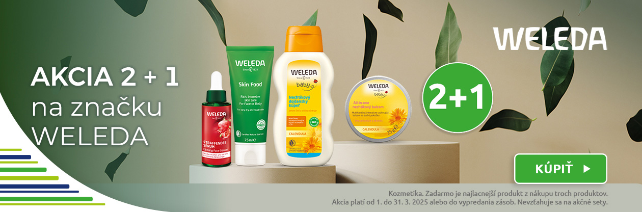 WELEDA 2+1 zadarmo