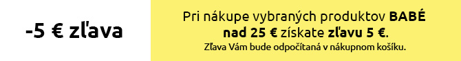 BABÉ -5 € zľava