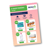 BENU akciový leták pre E-shop