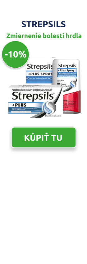 STREPSILS zľava až -10%