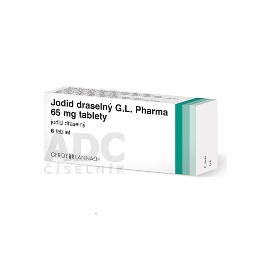 JODID Draselný G.L. Pharma 65 mg 6 tabliet skladom BENULEKAREN.sk