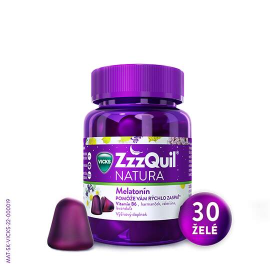 ZZZQUIL Natura želé s príchuťou lesného ovocia 30 kusov