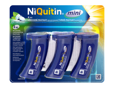 NiQuitin Mini 4 mg pas ord 60x4mg (3x20)