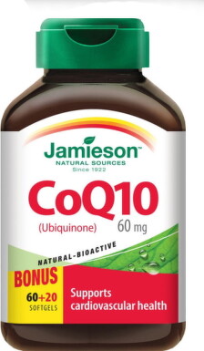 JAMIESON KOENZÝM Q10 60 mg cps 60+20 zadarmo (80 ks)