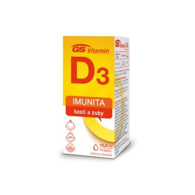 GS Vitamin D3 kvapky 10,8 ml