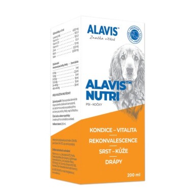 ALAVIS Nutri olejová emulzia pre psy, mačky a fretky 200 ml