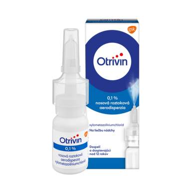 OTRIVIN 0,1 % nosová roztoková instilácia 10 ml