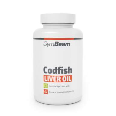 GYMBEAM Codfish liver oil olej z treščej pečene 90 kapsúl