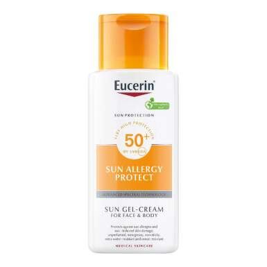 EUCERIN Sun allergy protect SPF50+ gél-krém ochranný krémový gél na opaľovanie pri alergii na slnko 150 ml