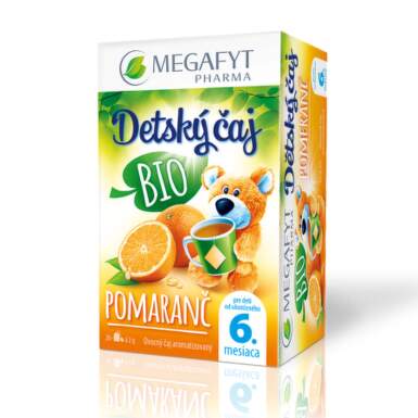 MEGAFYT Detský čaj bio pomaranč 6+ 20 x 2 g