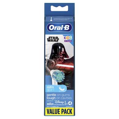 ORAL-B Kids Star wars extra soft čistiace náhradné hlavice 4 ks