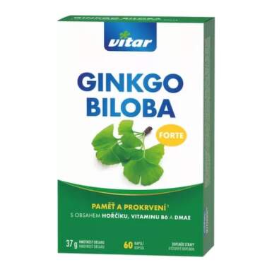 VITAR Ginkgo biloba forte 60 kapsúl