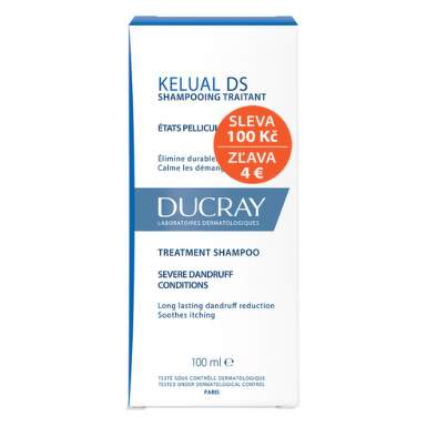 DUCRAY Kélual ds shampooing šampón proti lupinám a ich opakovanému návratu 100 ml
