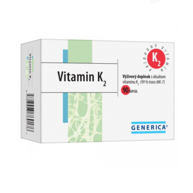 GENERICA Vitamín K2 90 kapsúl