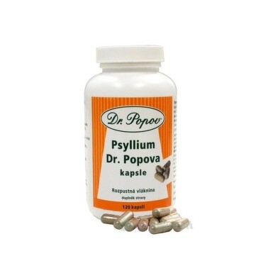 DR. POPOV Psyllium 120 kapsúl