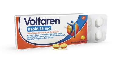 VOLTAREN Rapid 25 mg 10 kapsúl