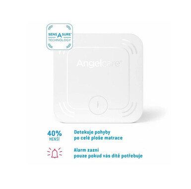 ANGELCARE AC127 Baby monitor pohybu dychu + audio elektronická pestúnka 1 set 4