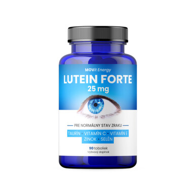 MOVIT Lutein forte 25 mg + taurín vitamín C vitamín E zinok selén 90 kapsúl