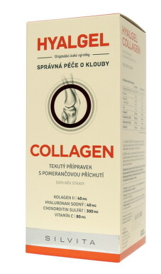 HYALGEL Collagen sirup s pomarančovou príchuťou 500 ml