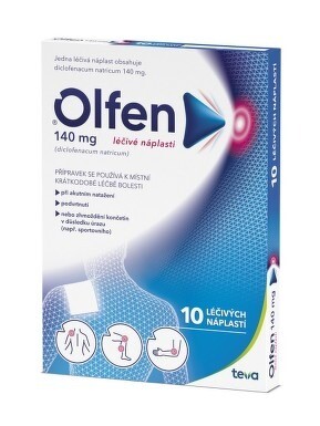OLFEN 140 mg liečivá náplasť 10 ks