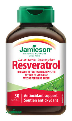 JAMIESON RESVERATROL 50 mg cps 30