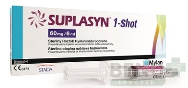 SUPLASYN 1-Shot viskoelastický materiál inj 1x6ml