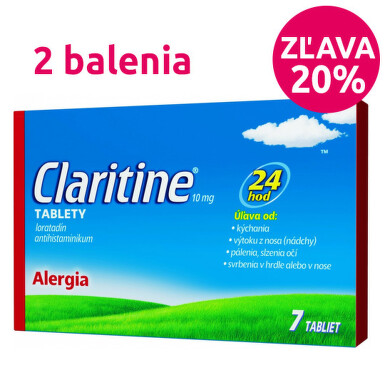 2 balenia CLARITINE 10 mg 2x7tbl
