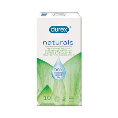 DUREX Naturals kondóm 10 kusov
