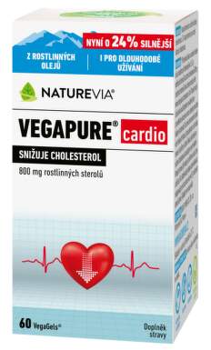 SWISS NATUREVIA vegapure cardio 800 mg 60 kapsúl