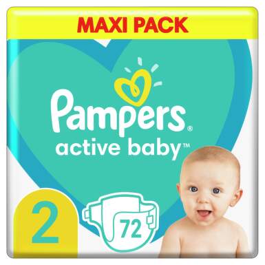 PAMPERS Baby maxi pack 2 Mini 72 kusov