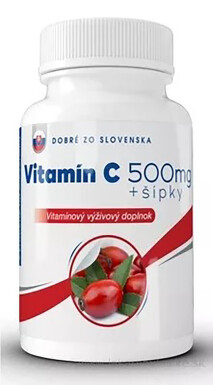 DOBRÉ zo Slovenska Vitamín C 500 mg + šípky 30 tabliet
