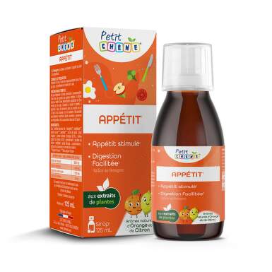 PETIT CHENE Appetite detský sirup s pomarančovou a citrónovou arómou 125 ml