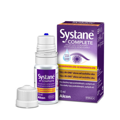 SYSTANE Complete bez konzervačných látok zvlhčujúce očné kvapky 10 ml