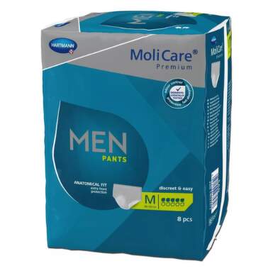 MOLICARE Premium men pants 5 kvapiek M inkontinenčné naťahovacie nohavičky 8 ks