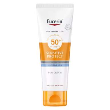 EUCERIN Sun sensitive protect SPF50+ krém vysoko ochranný krém na oplalovanie na tvár 50 ml