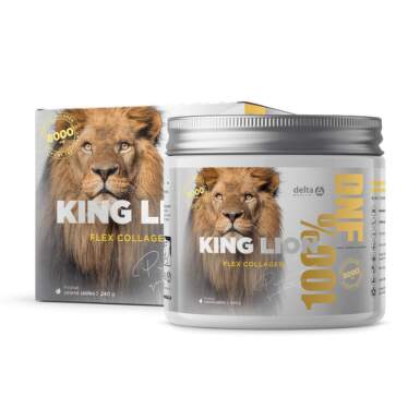 KING LION FLEX COLLAGEN 8000 mg príchuť zelené jablko prášok 240 g