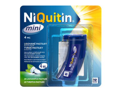 NiQuitin Mini 4 mg 20 ks pas ord 20x4mg