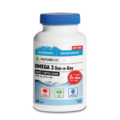 SWISS NATUREVIA Omega 3 one-a-day 1000 mg 60 kapsúl