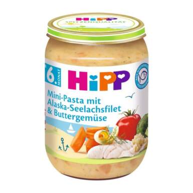 HIPP Príkrm rezance so zeleninou a aljašskou treskou 250 g