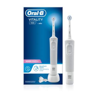 ORAL-B Vitality 100 sensi ultrathin biela elektrická zubná kefka 1 kus