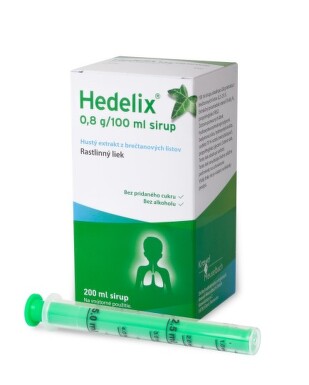 HEDELIX Sirup 200 ml + dávkovacia striekačka