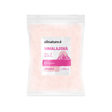 ALLNATURE Himalajská soľ ružová 1000 g