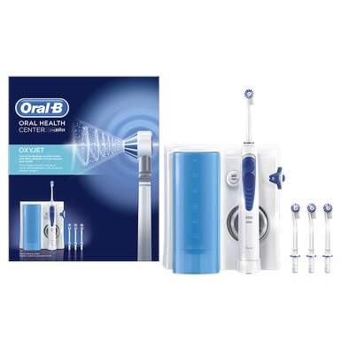 ORAL-B Oral health center oxyjet ústna sprcha + 3 náhradné hlavice 1 set